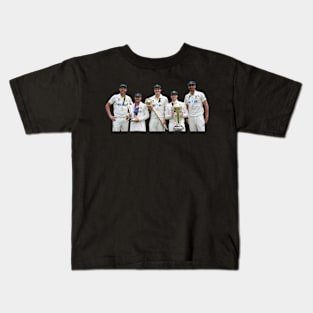 Australian cricketer with trophy Kids T-Shirt